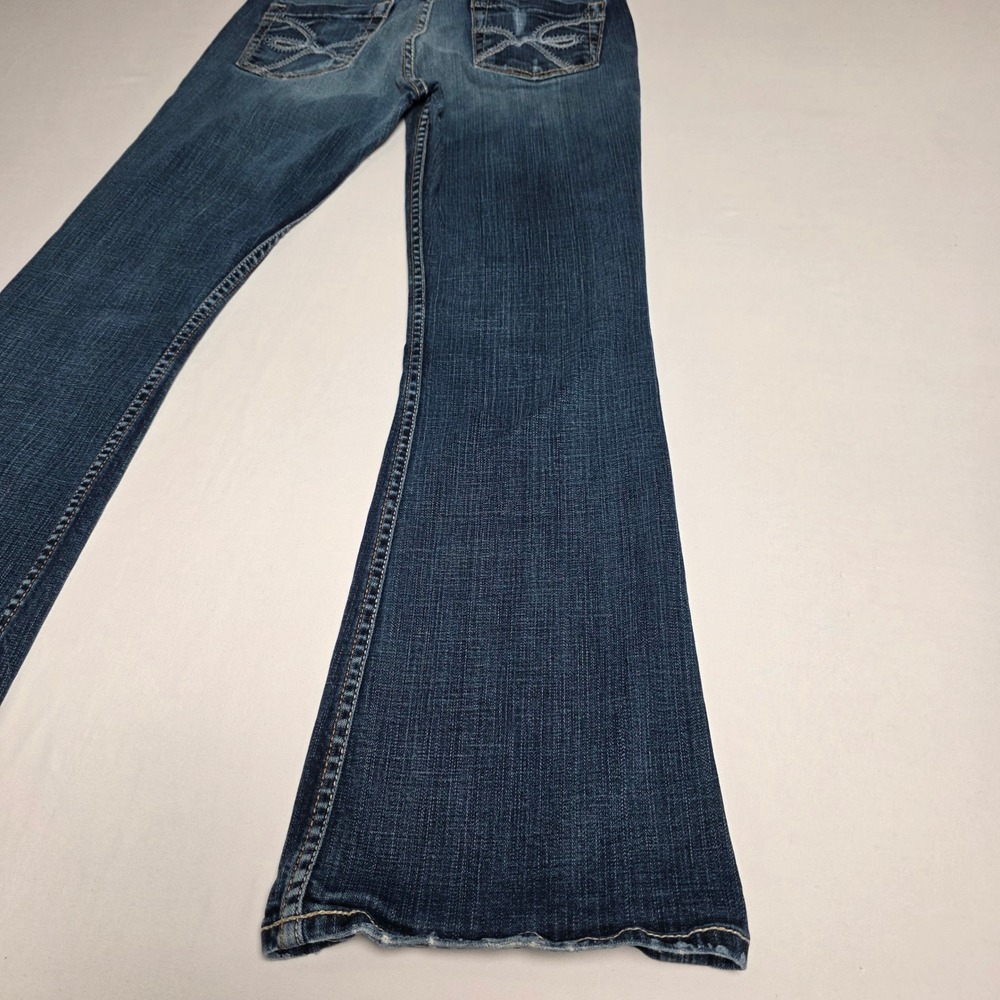 BKE Sabrina Bootcut Jeans Womens 30" Blue Medium Wash Stretch Low Rise Denim - Picture 10 of 13